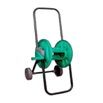 High Quality Portable Garden Water Hose Pipe Reel Cart with Wheels for upto 200 feet Pipe